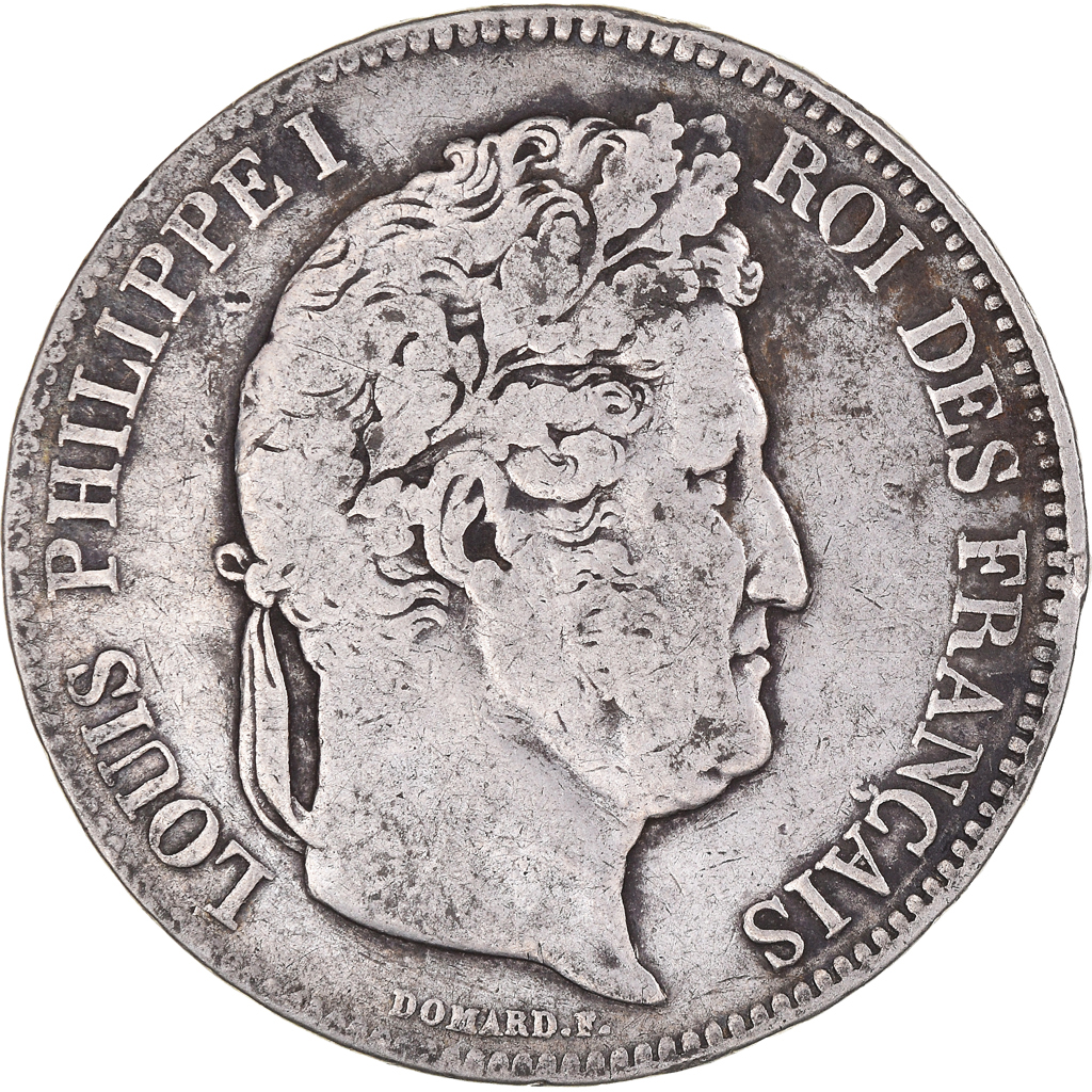 Coin, France, Louis-Philippe, 5 Francs, 1832, Limoges, , Silver