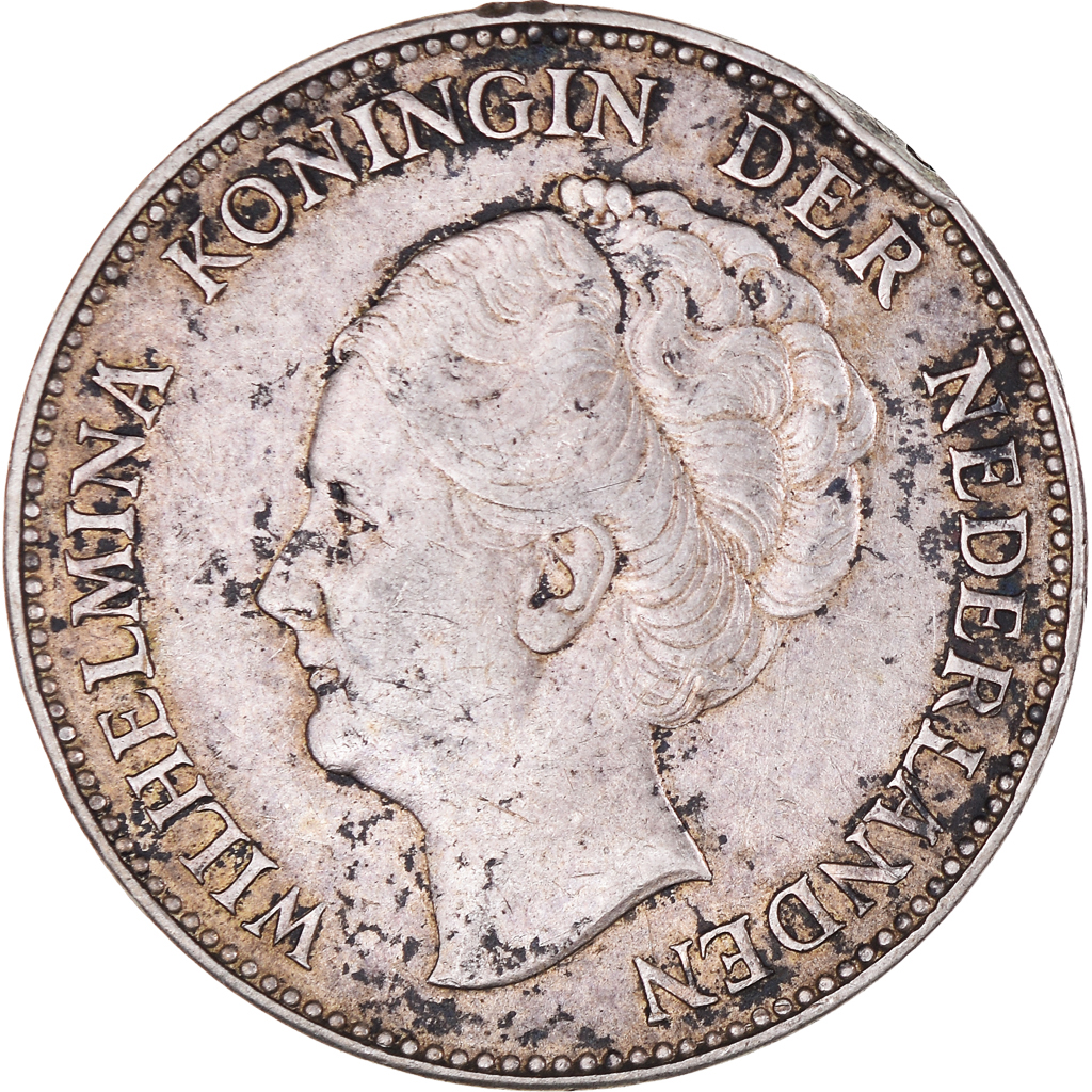 Coin, Netherlands, Wilhelmina I, Gulden, 1931, , Silver, KM:161.1