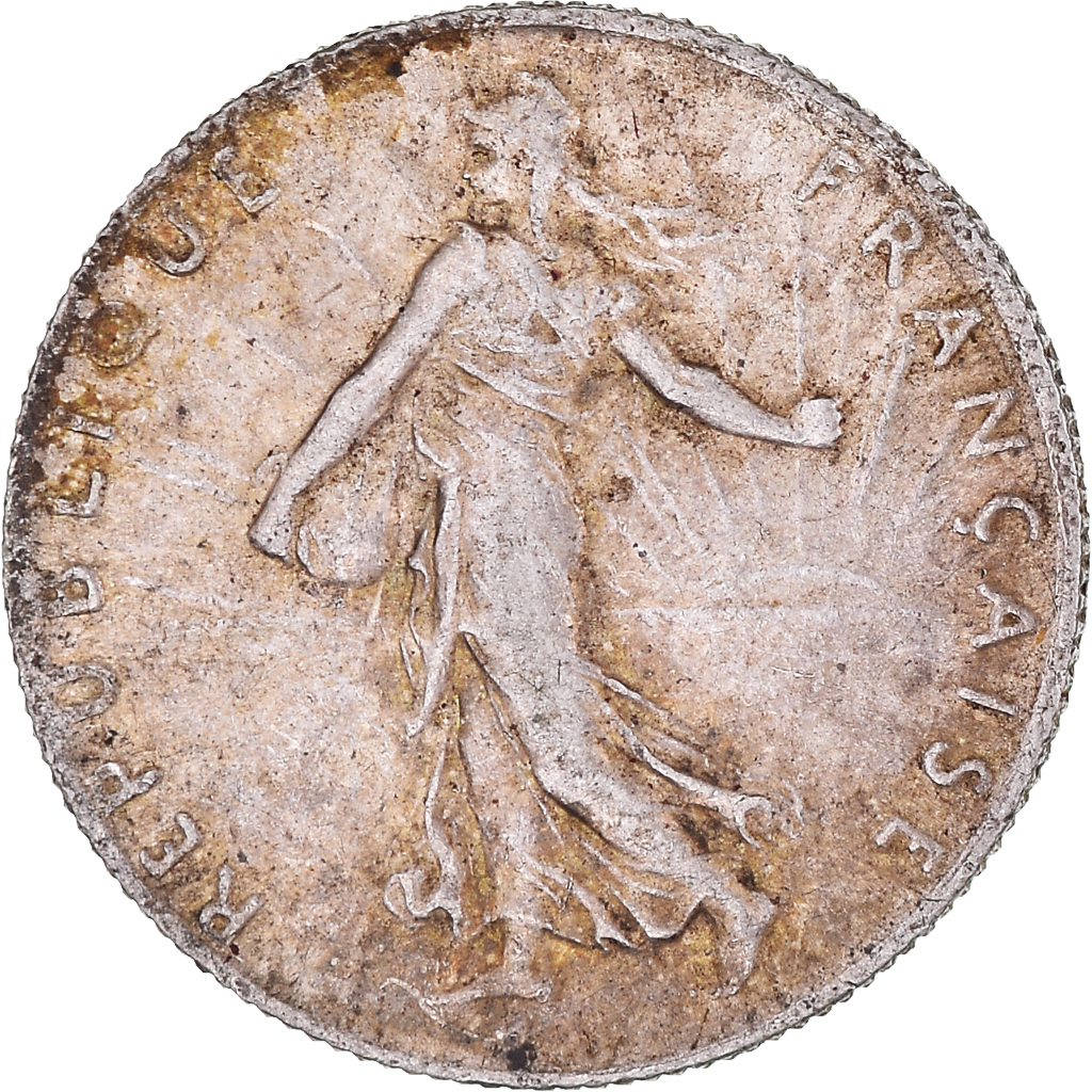 Coin, France, Semeuse, 50 Centimes, 1920, Paris, , Silver, KM:854