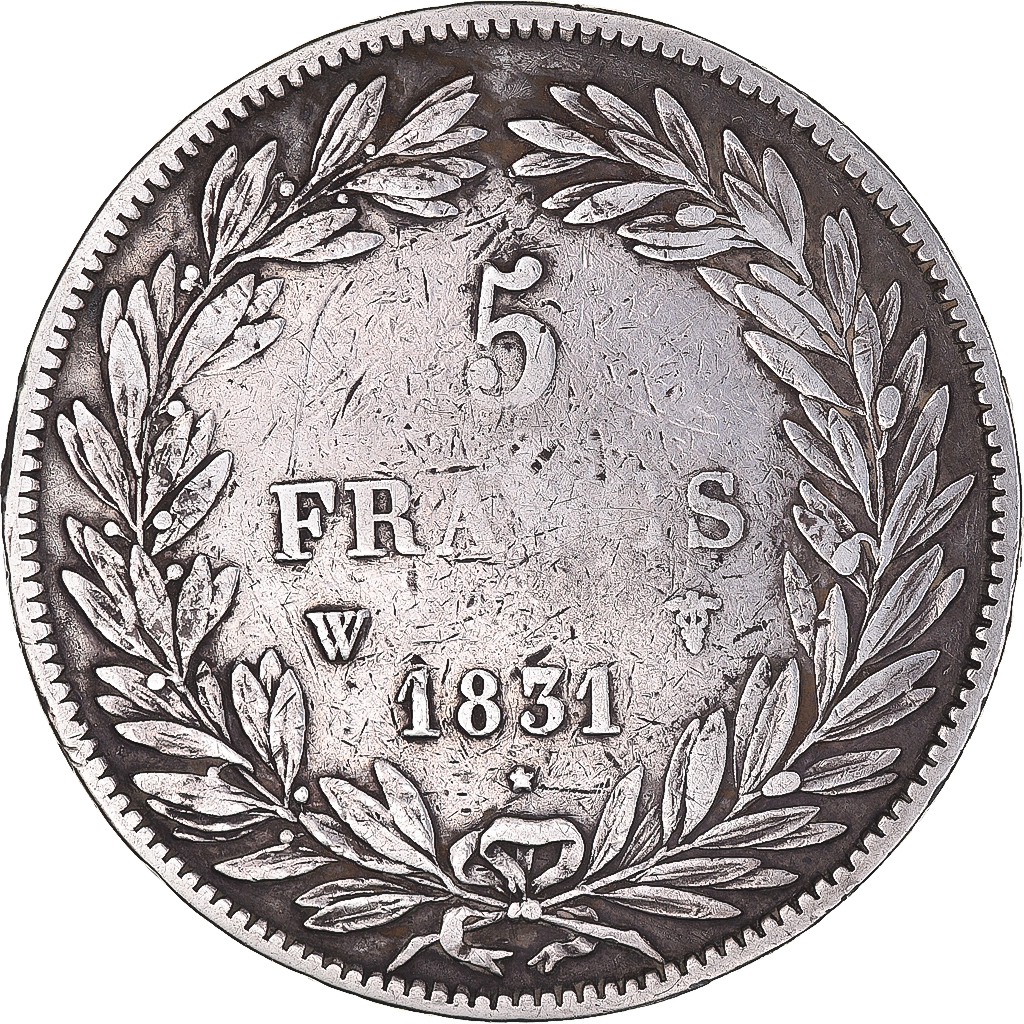 Coin, France, Louis-Philippe, 5 Francs, 1831, Lille, , Silver