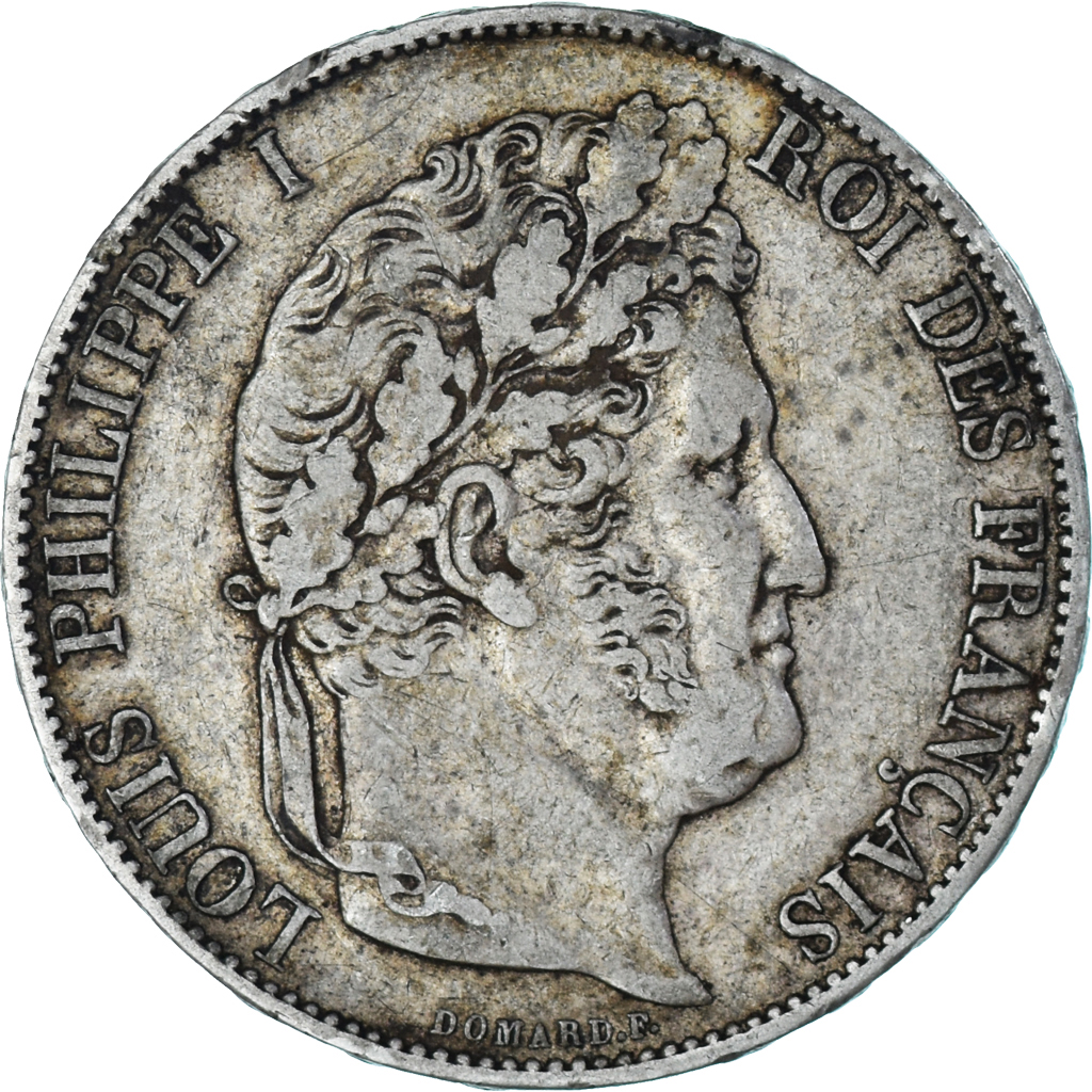 Coin, France, Louis-Philippe, 5 Francs, 1847, Paris, , Silver