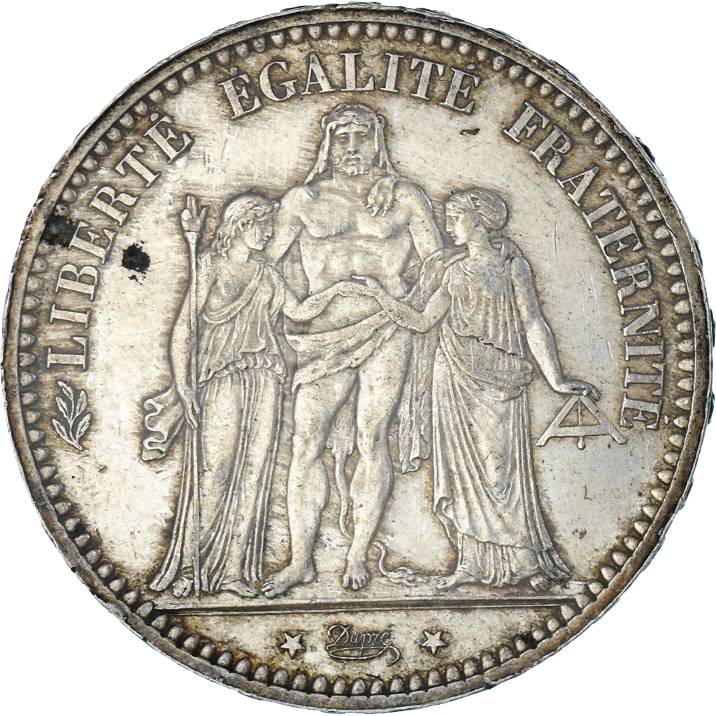 Coin, France, Hercule, 5 Francs, 1873, Paris, , Silver, KM:820.1