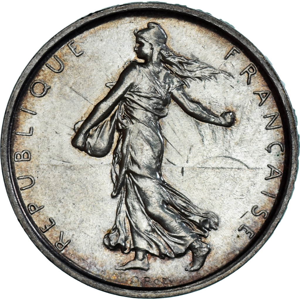 Coin, France, Semeuse, 5 Francs, 1969, Paris, , Silver, KM:926