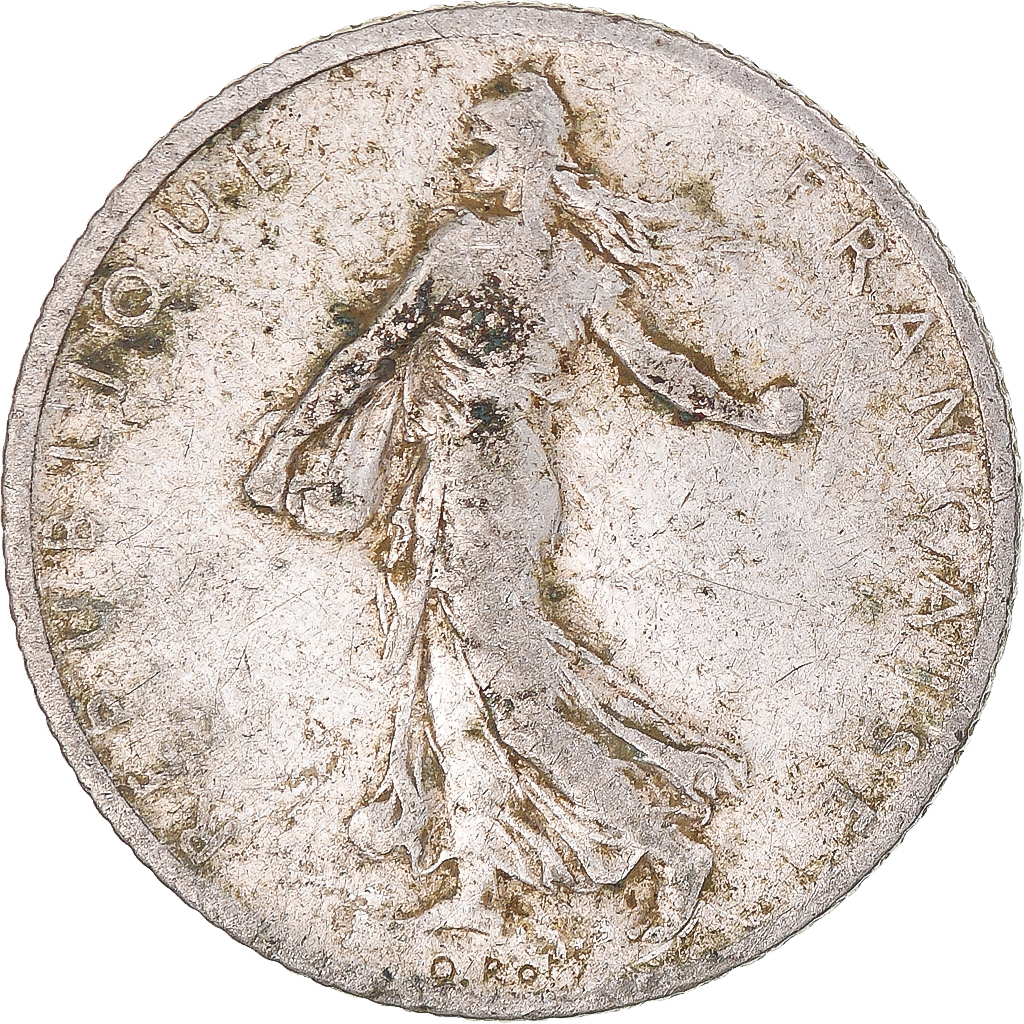 Coin, France, Semeuse, Franc, 1911, Paris, , Silver, KM:844.1