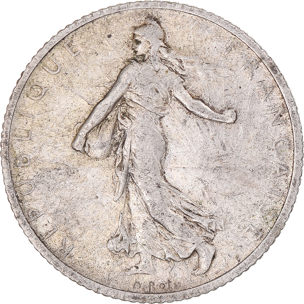 Coin, France, Semeuse, Franc, 1912, , Silver, Gadoury:467
