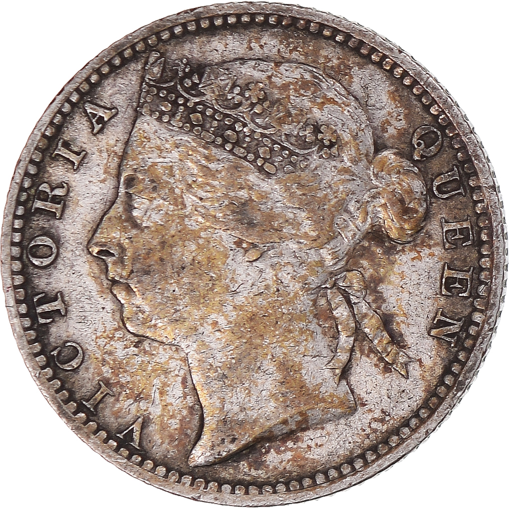 Coin, Straits Settlements, Victoria, 10 Cents, 1899, , Silver, KM:11
