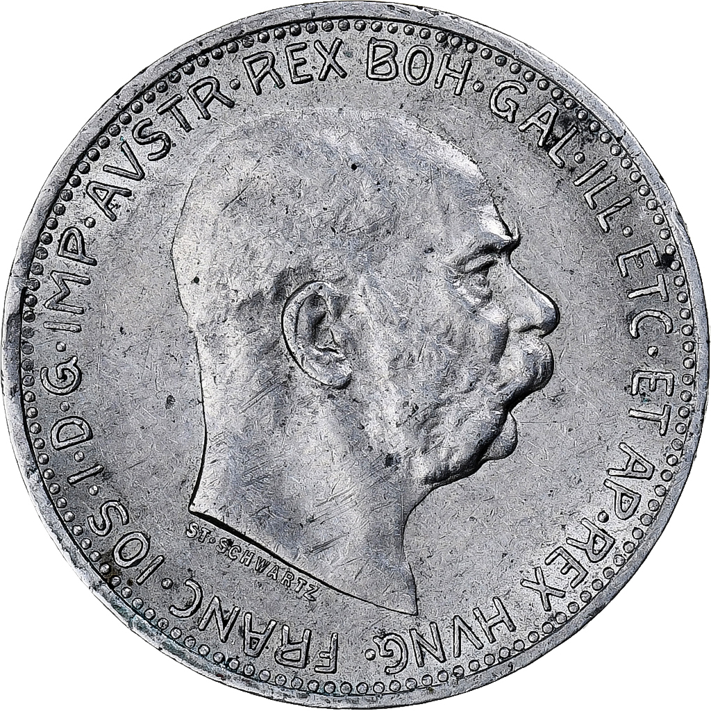 Austria, Franz Joseph I, Corona, 1915, , Silver, KM:2820