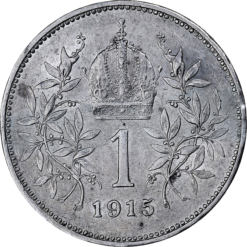 Austria, Franz Joseph I, Corona, 1915, , Silver, KM:2820