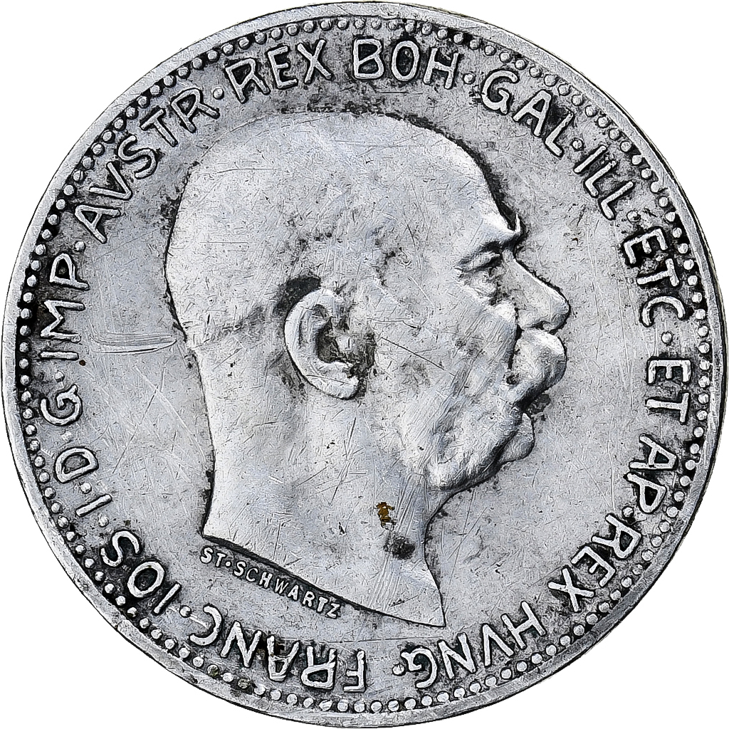 Austria, Franz Joseph I, Corona, 1915, Silver, , KM:2820