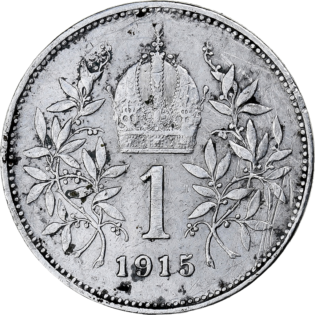 Austria, Franz Joseph I, Corona, 1915, Silver, , KM:2820