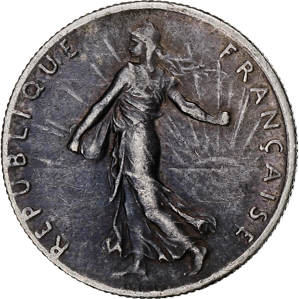 France, 50 Centimes, Semeuse, 1918, Paris, Silver, , Gadoury:420