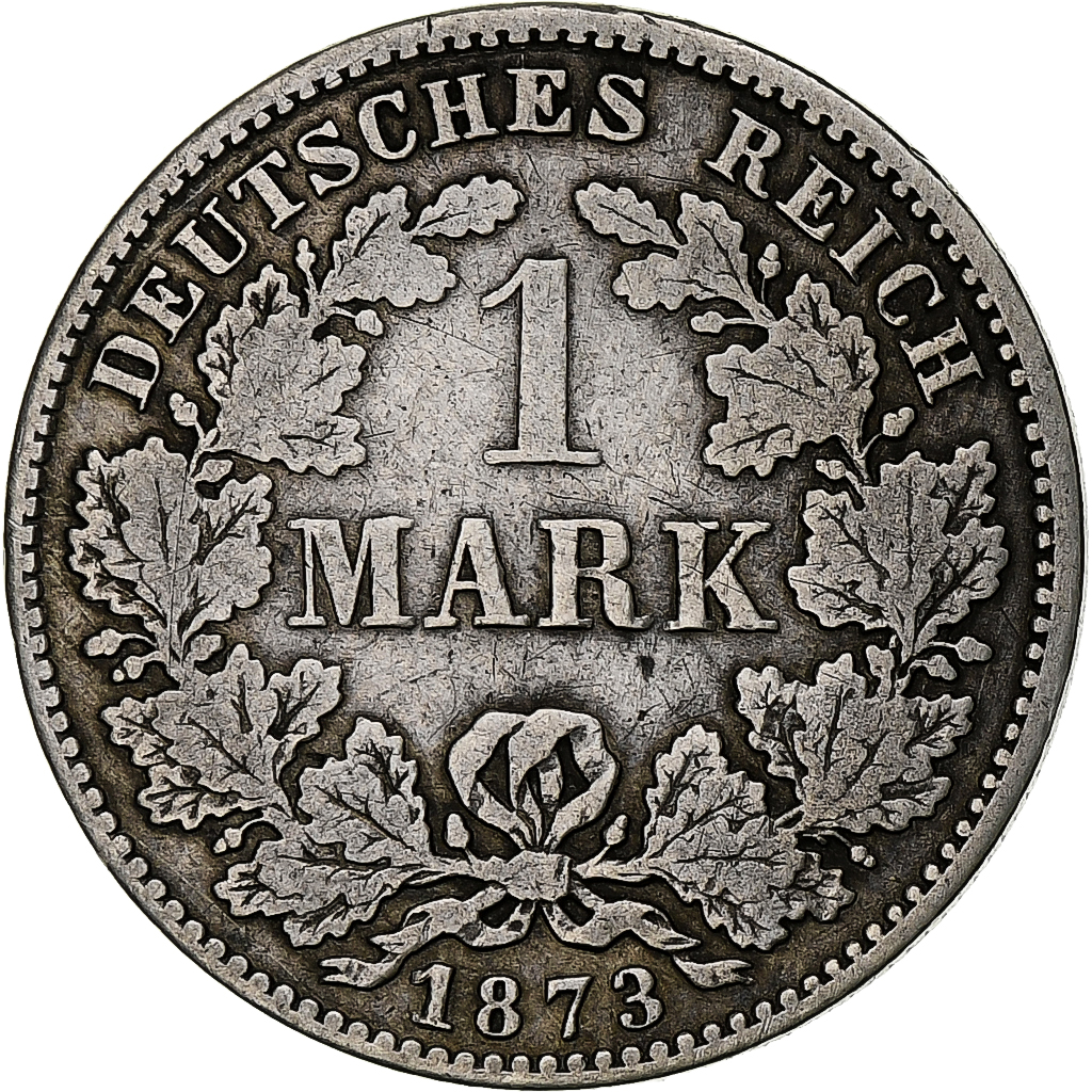 Coin, GERMANY - EMPIRE, Wilhelm I, Mark, 1873, Berlin, , Silver, KM:7