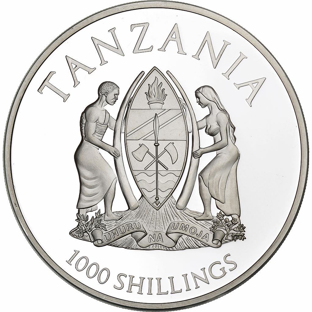 Tanzania, 1000 Shillings, Silver 1 Oz, PEGASUS Mythical Creatures, 2022,