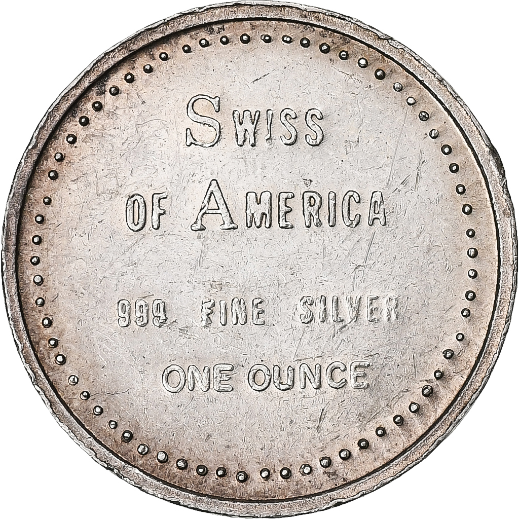 United States, 1 Oz, Swiss of America, Draper Mint - Swiss of America, Silver