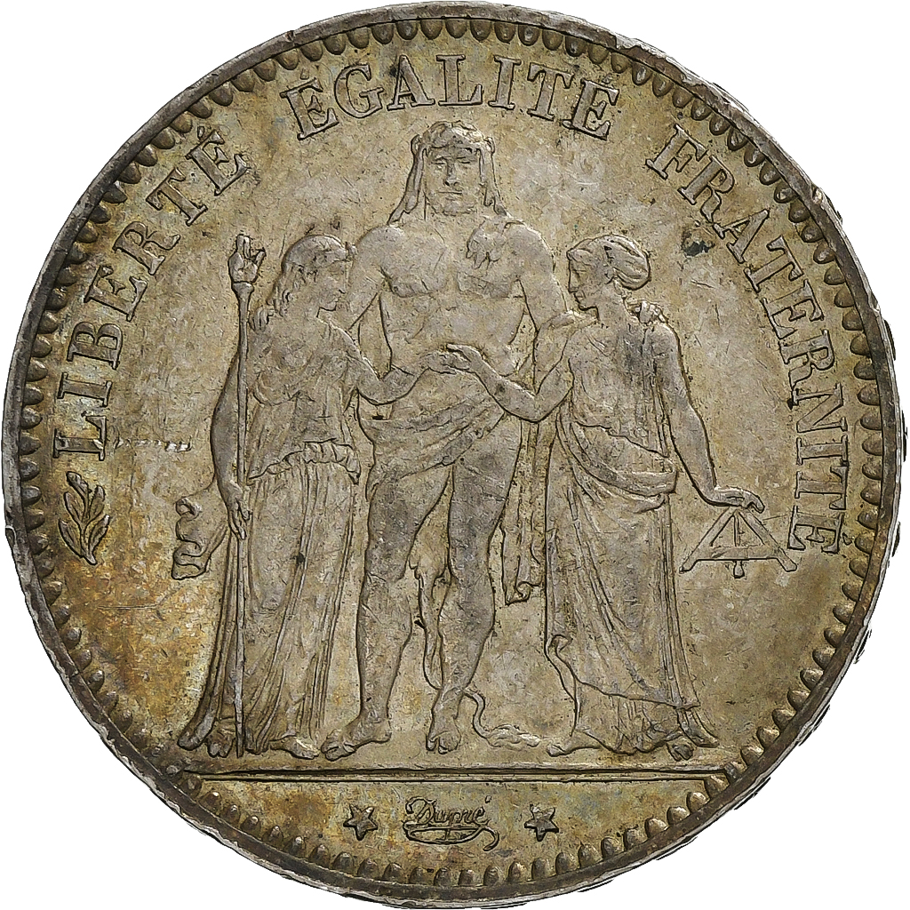 France, 5 Francs, Hercule, 1875, Paris, Silver, , Gadoury:745a