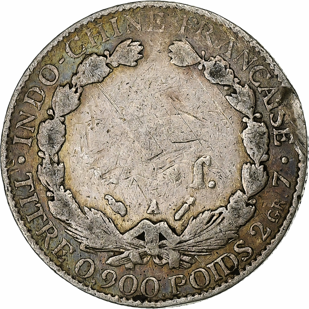 Coin, FRENCH INDO-CHINA, 10 Cents, 1896, Paris, Variety, , Silver