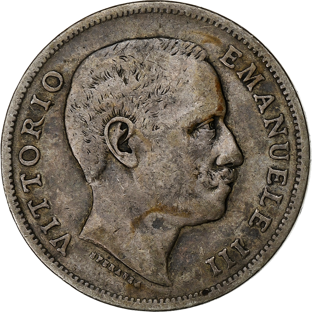 Italy, Vittorio Emanuele III, Lira, 1901, Rome, Silver, , KM:32
