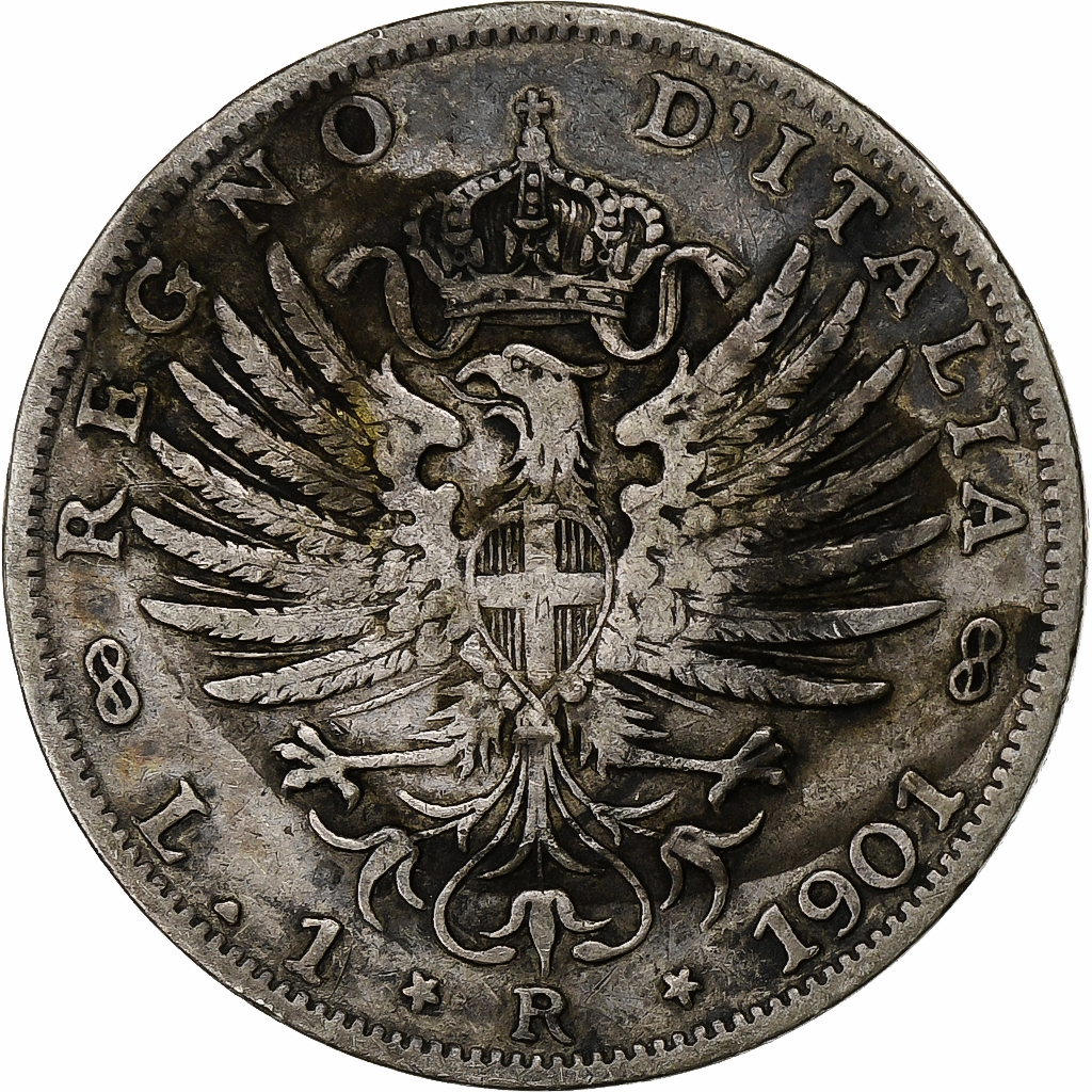 Italy, Vittorio Emanuele III, Lira, 1901, Rome, Silver, , KM:32