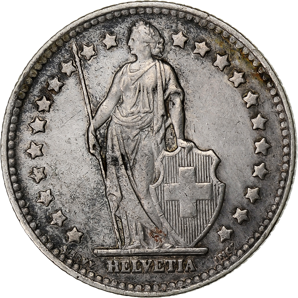 Coin, Switzerland, Franc, 1952, , Silver, KM:24