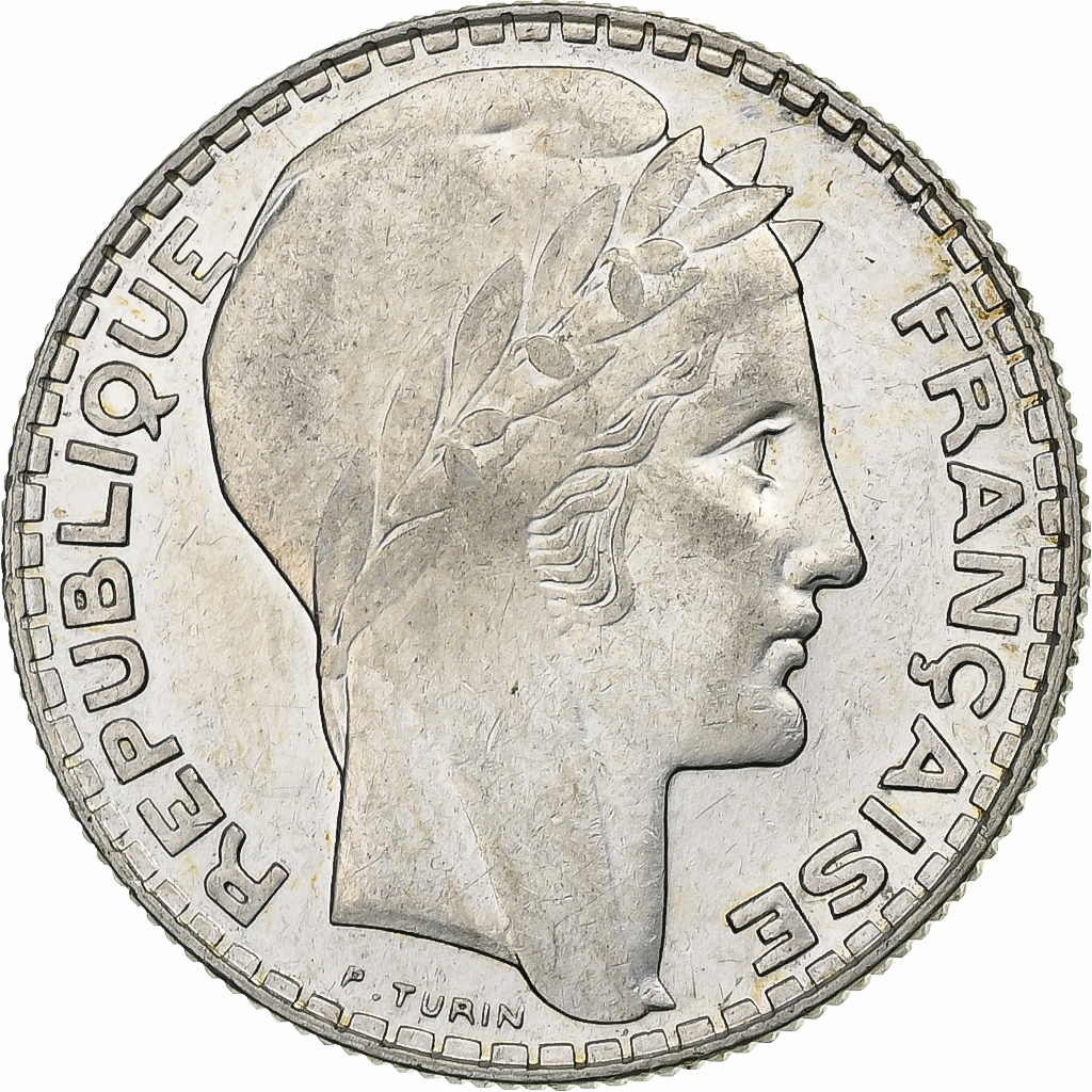 France, 10 Francs, Turin, 1938, Paris, Silver, , KM:878