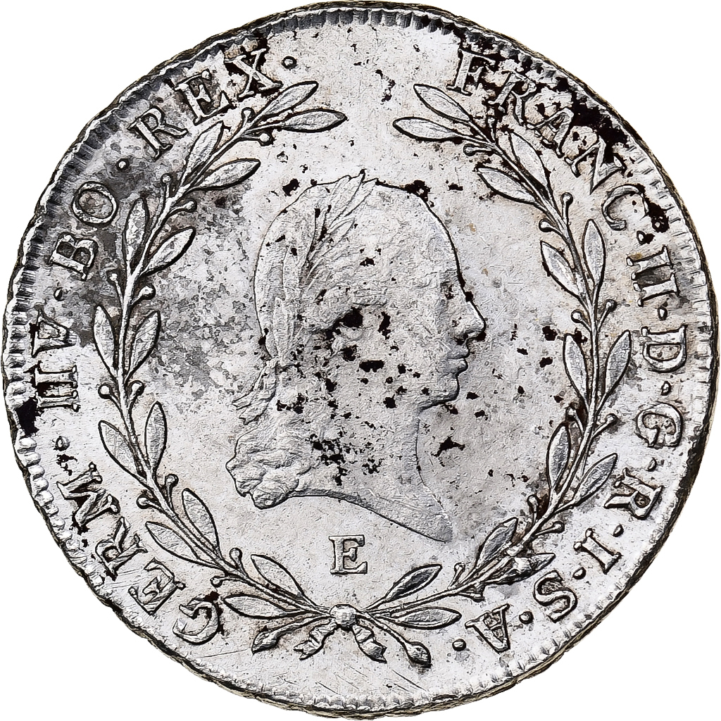 Austria, Francis  II, 20 Kreuzer, 1796, Silver, 