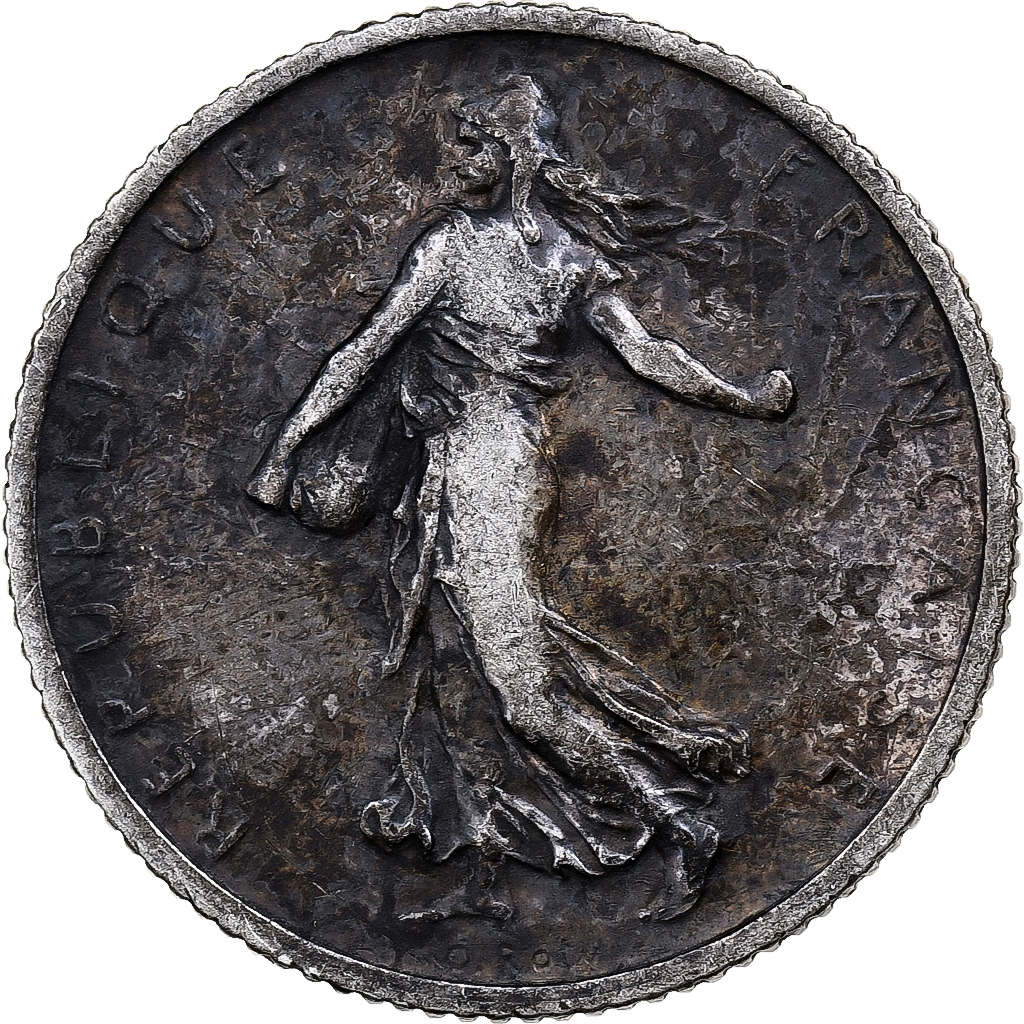 Coin, France, Semeuse, Franc, 1910, Paris, , Silver, KM:844.1