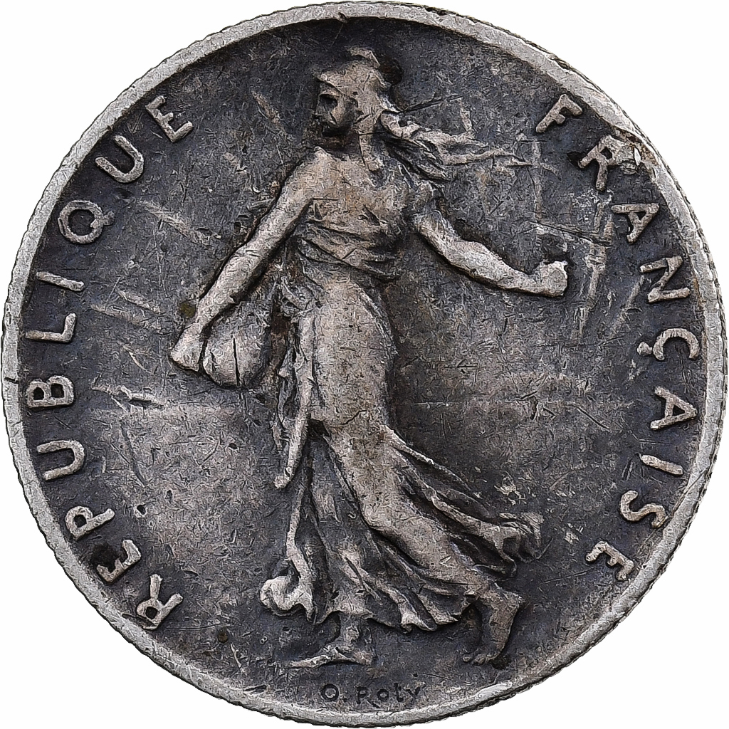 IIIe République, 50 centimes Semeuse, flan mat, 1898 Paris | , boutique numismatique