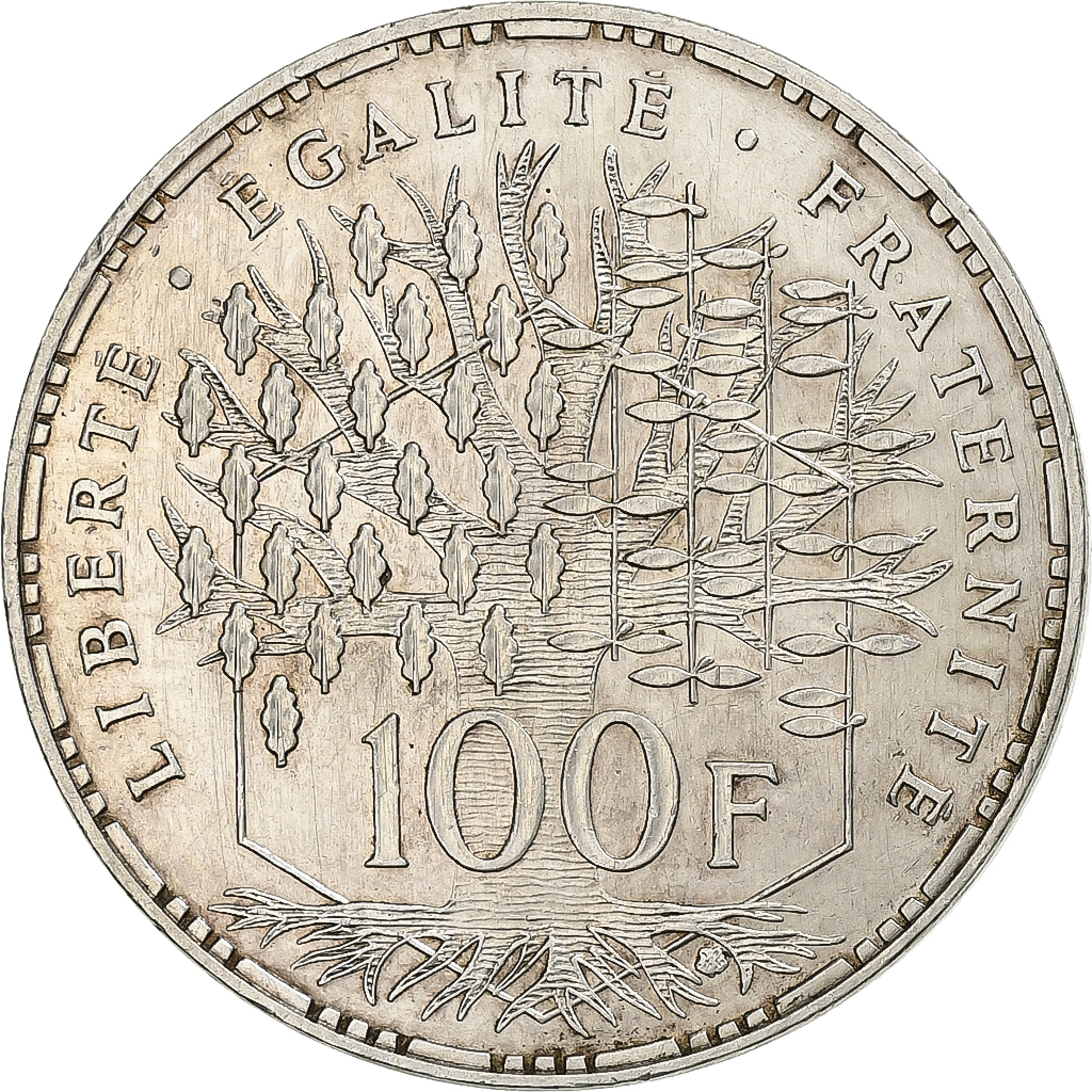 France, Panthéon, 100 Francs, 1985, Paris, , Silver, KM:951.1