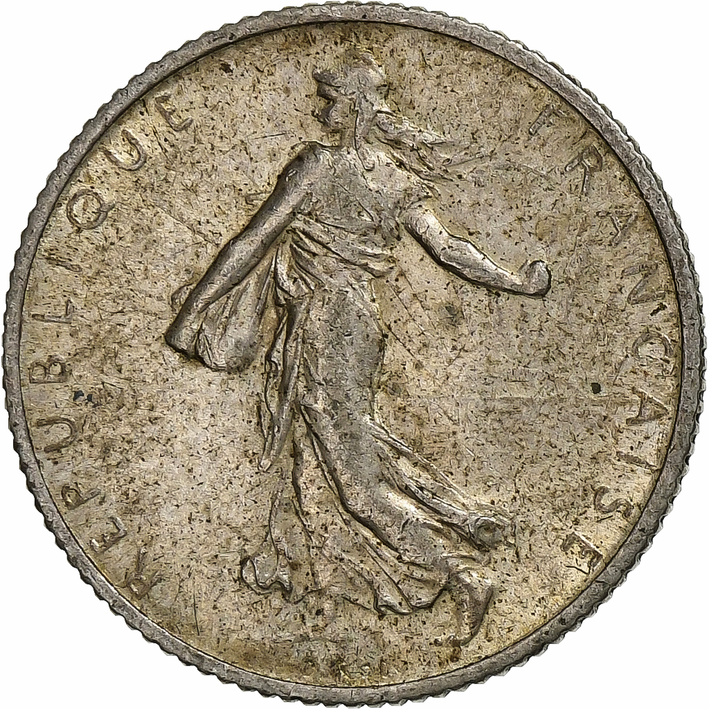 France, Semeuse, Franc, 1913, Paris, , Silver, KM:844.1, Gadoury:467
