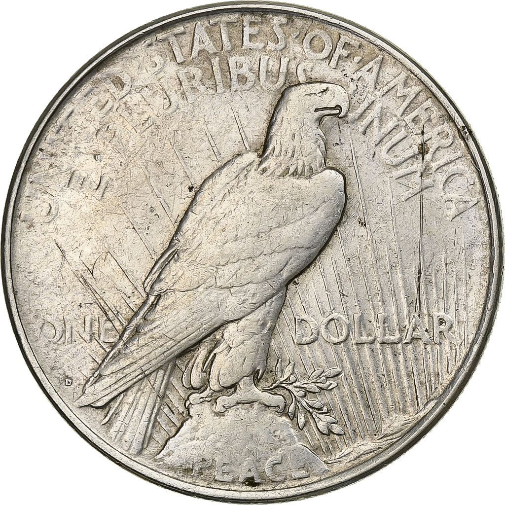 United States, Dollar, Peace, 1923, Denver, Silver, , KM:150