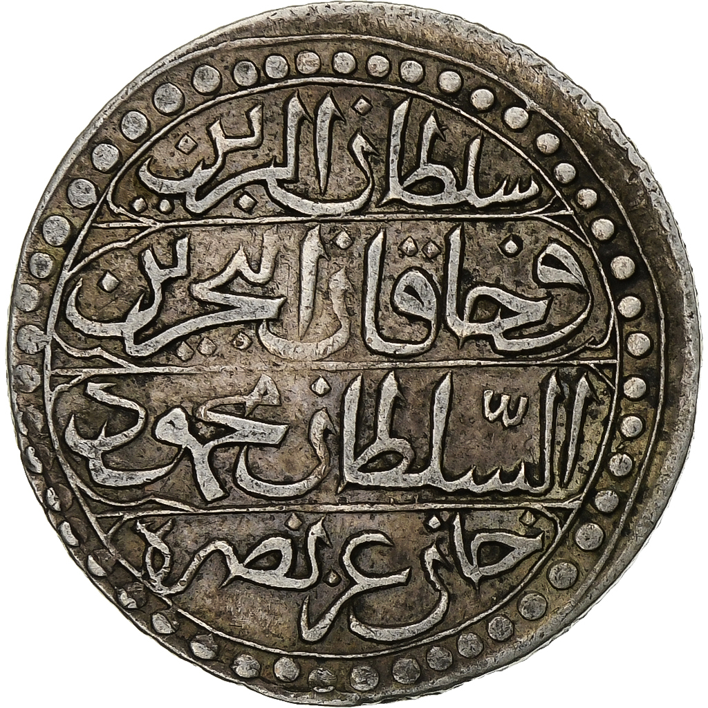 Algeria, Mahmud II, Budju, 1825/AH1240, Silver, 