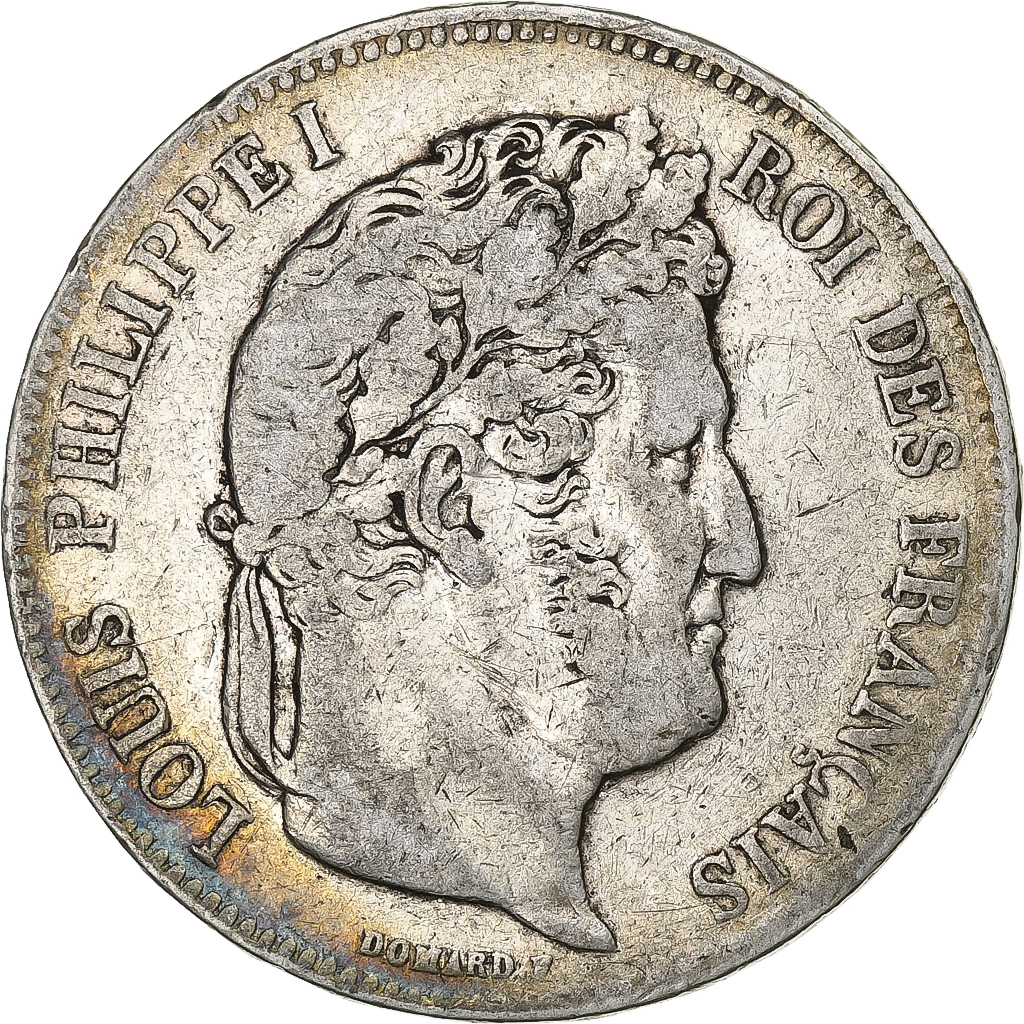 Coin, France, Louis-Philippe, 5 Francs, 1835, Lyon, , Silver, KM:749.4