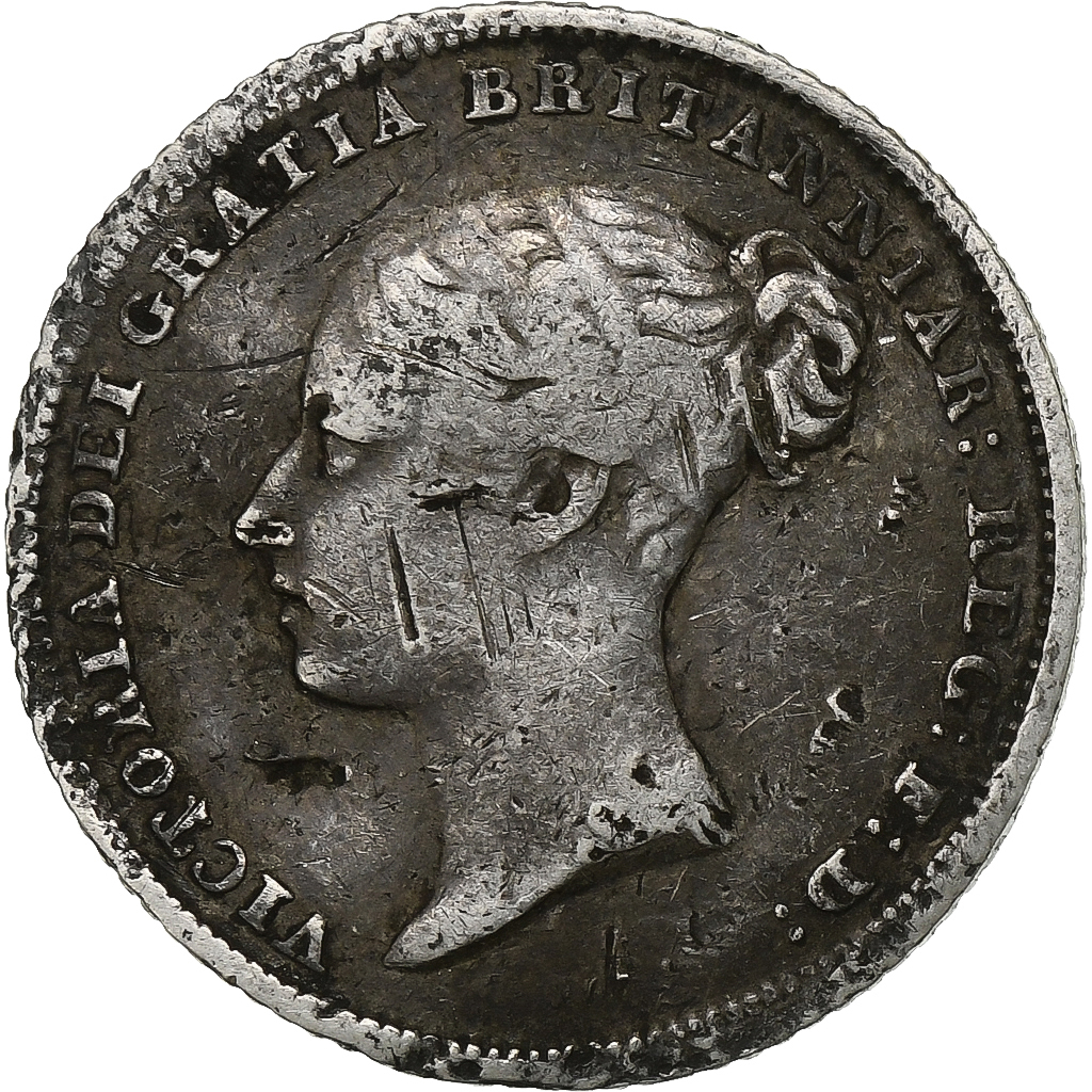 Great Britain, Victoria, 6 Pence, 1842, Silver, , KM:733.1