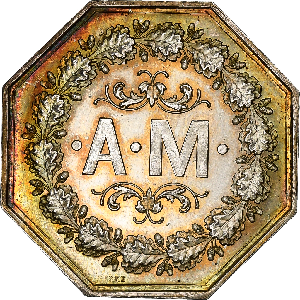 France, Token, Assurance Mutuelle contre l'Incendie, Seine et Marne, 1847