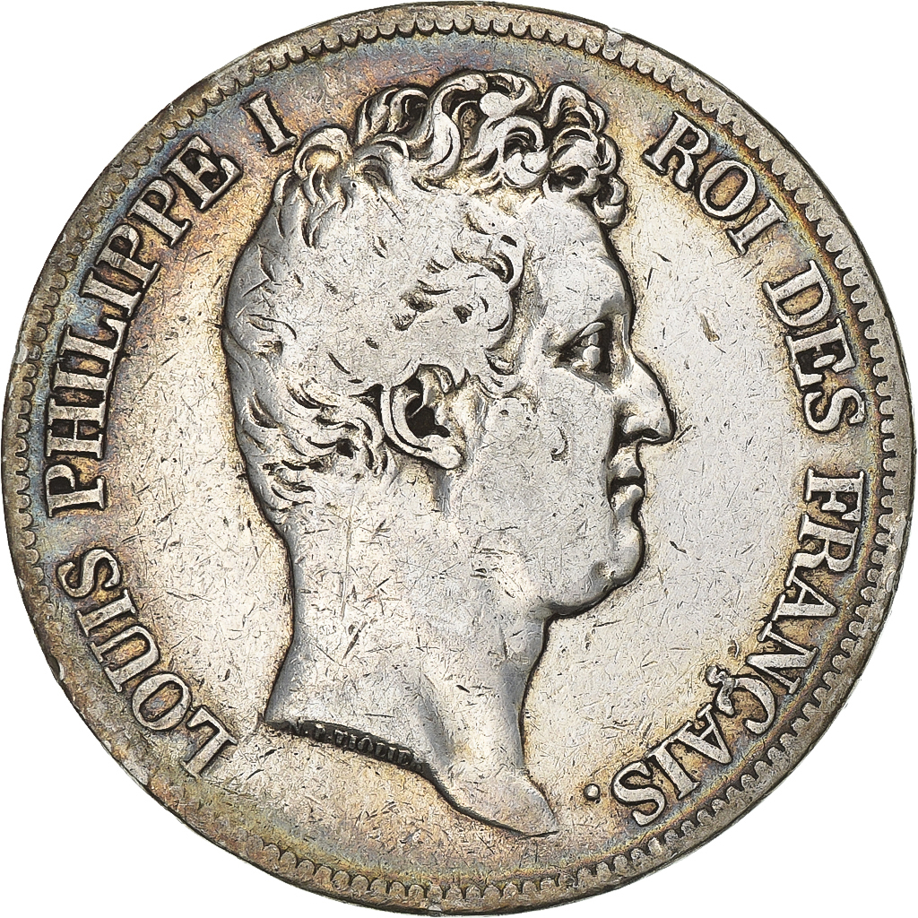 Coin, France, Louis-Philippe, 5 Francs, 1831, La Rochelle, , Silver