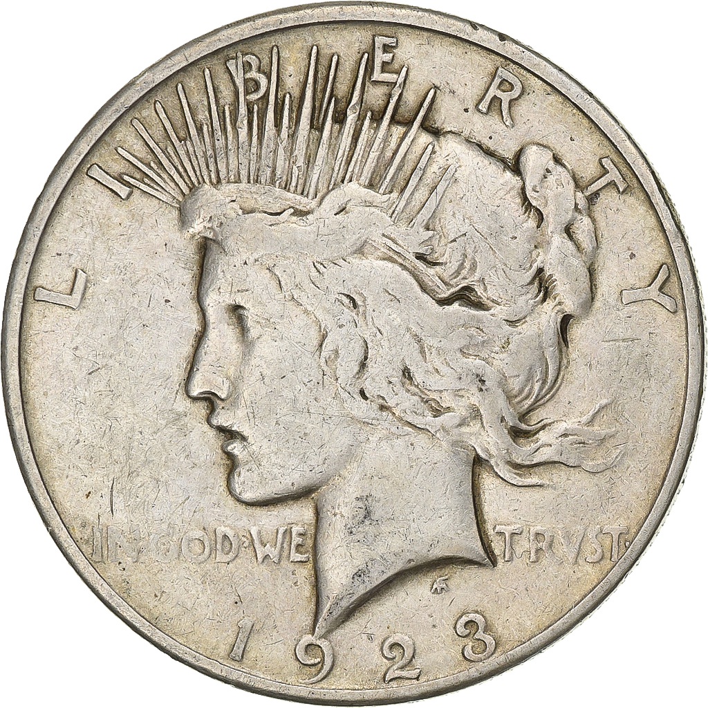United States, Dollar, 1923, San Francisco, Silver, , KM:150