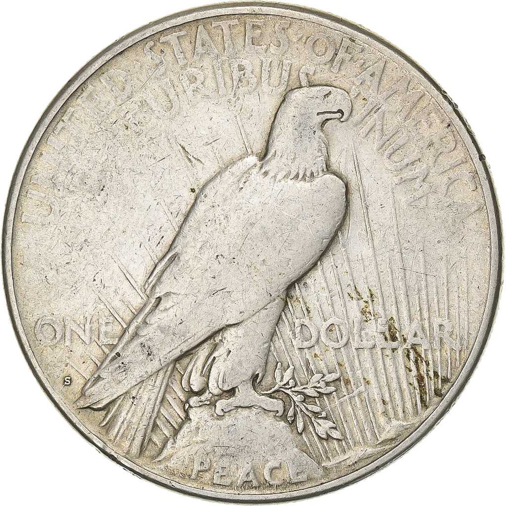 United States, Dollar, 1923, San Francisco, Silver, , KM:150