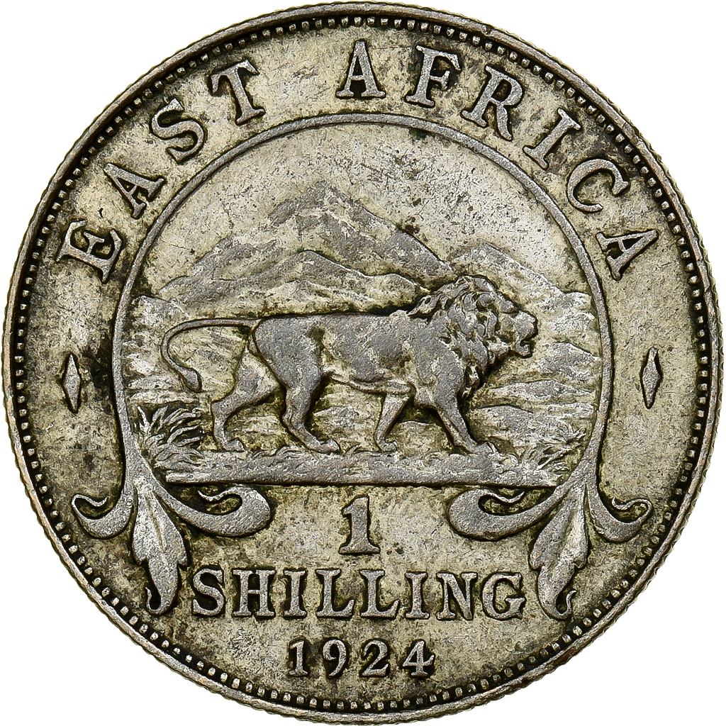Coin, EAST AFRICA, George V, Shilling, 1924, , Silver, KM:21
