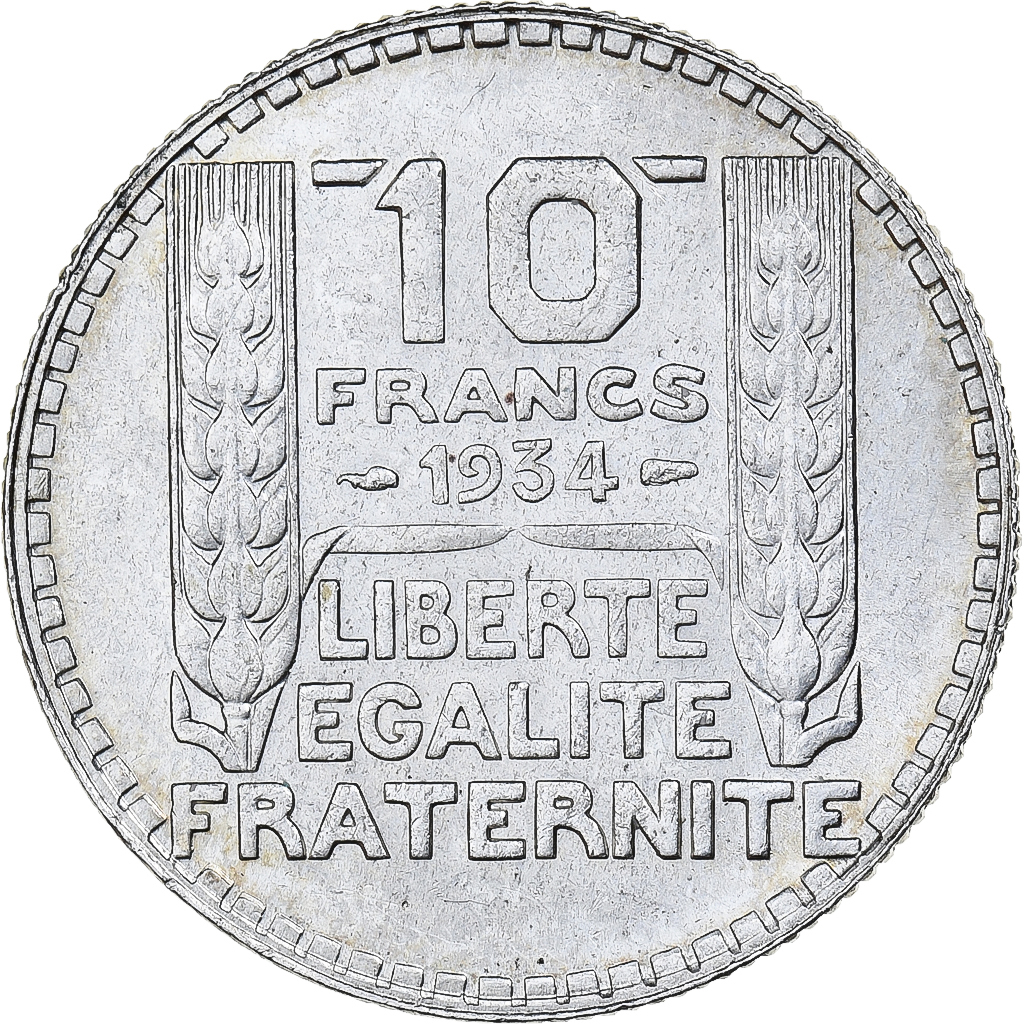 Coin, France, Turin, 10 Francs, 1934, Paris, , Silver, KM:878