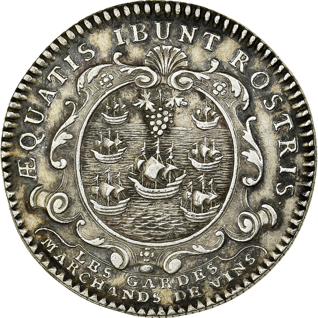 France, Token, Corporation, Marchands de vin, Taverniers, , Silver