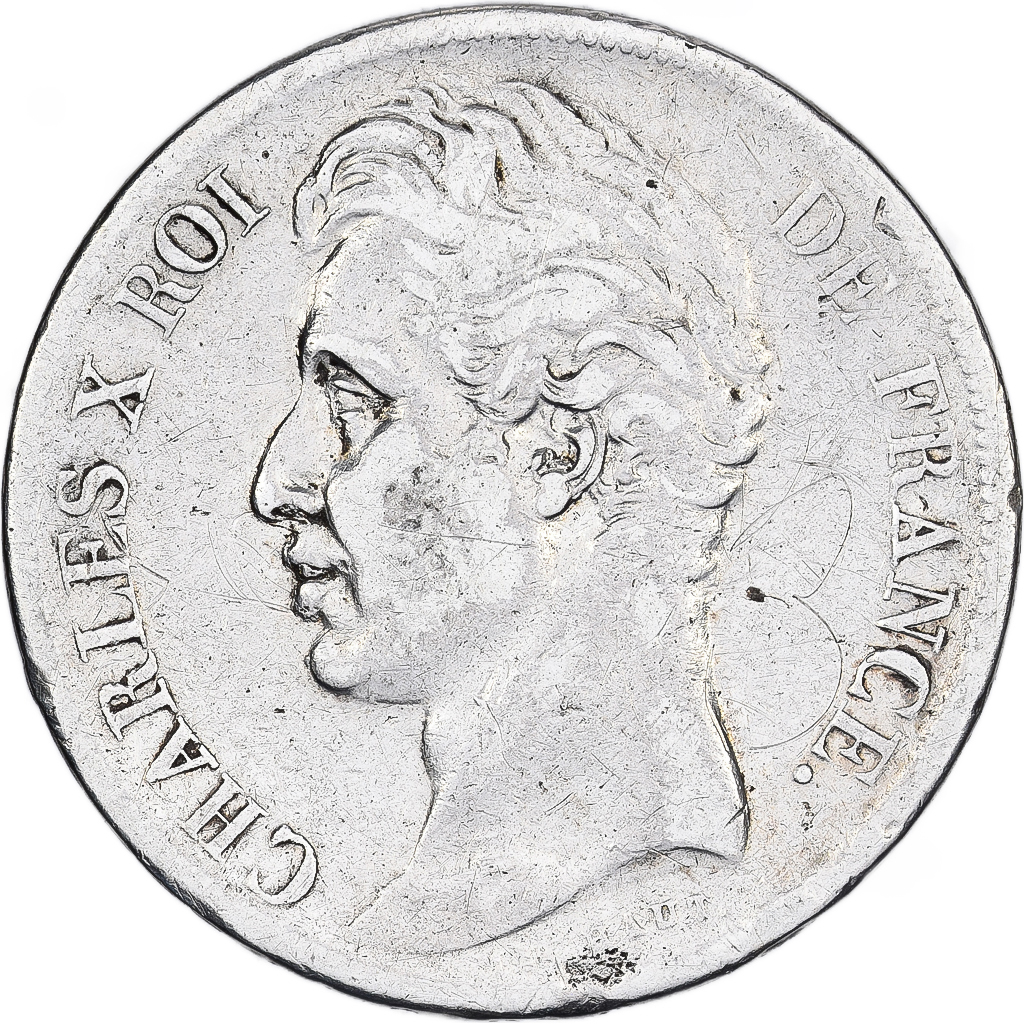 Munten, Frankrijk, Charles X, 2 Francs, 1828, Toulouse, FR, Zilver, KM:725.9