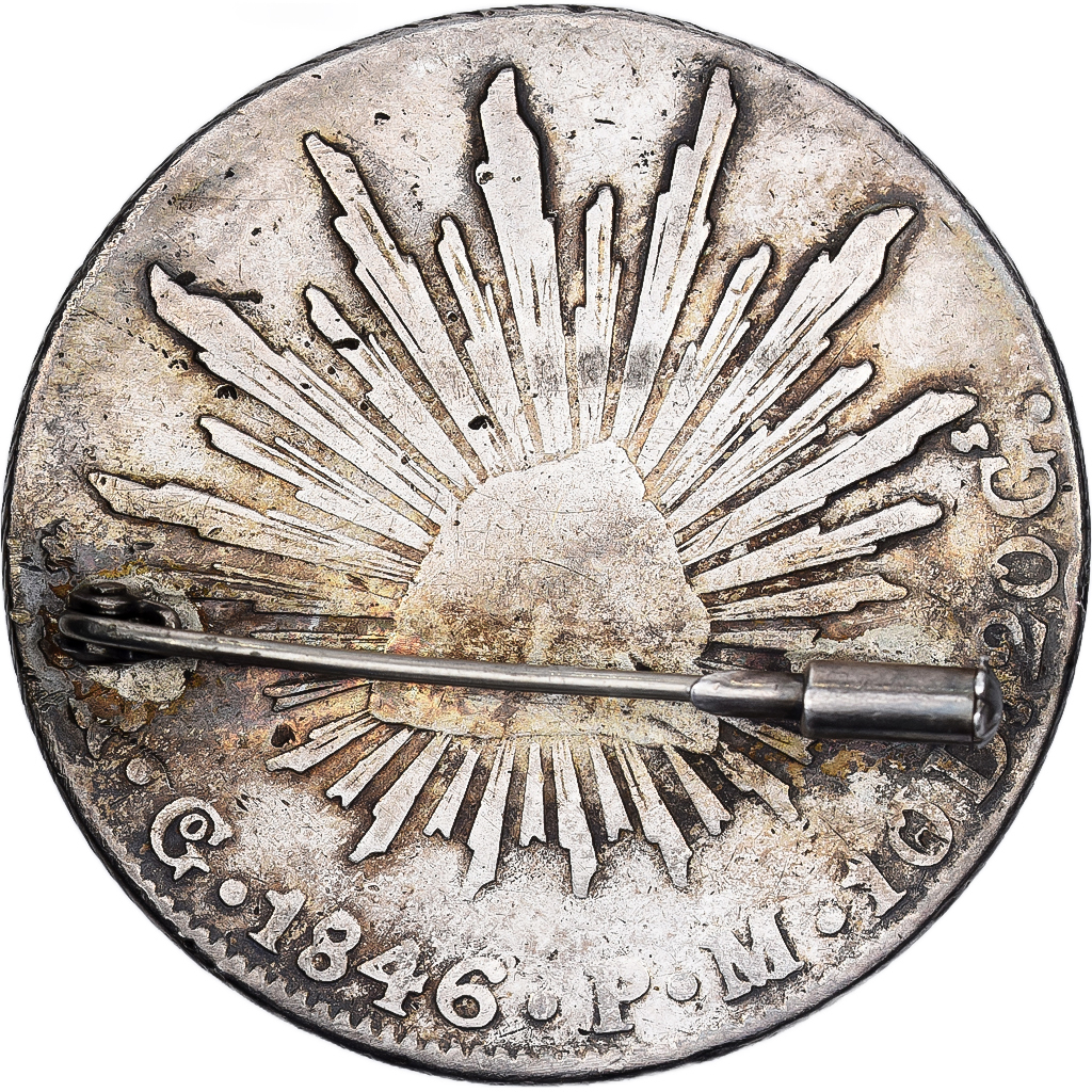 Mexico, 8 Reales, 1846, Mexico, Silver, , KM:377.4
