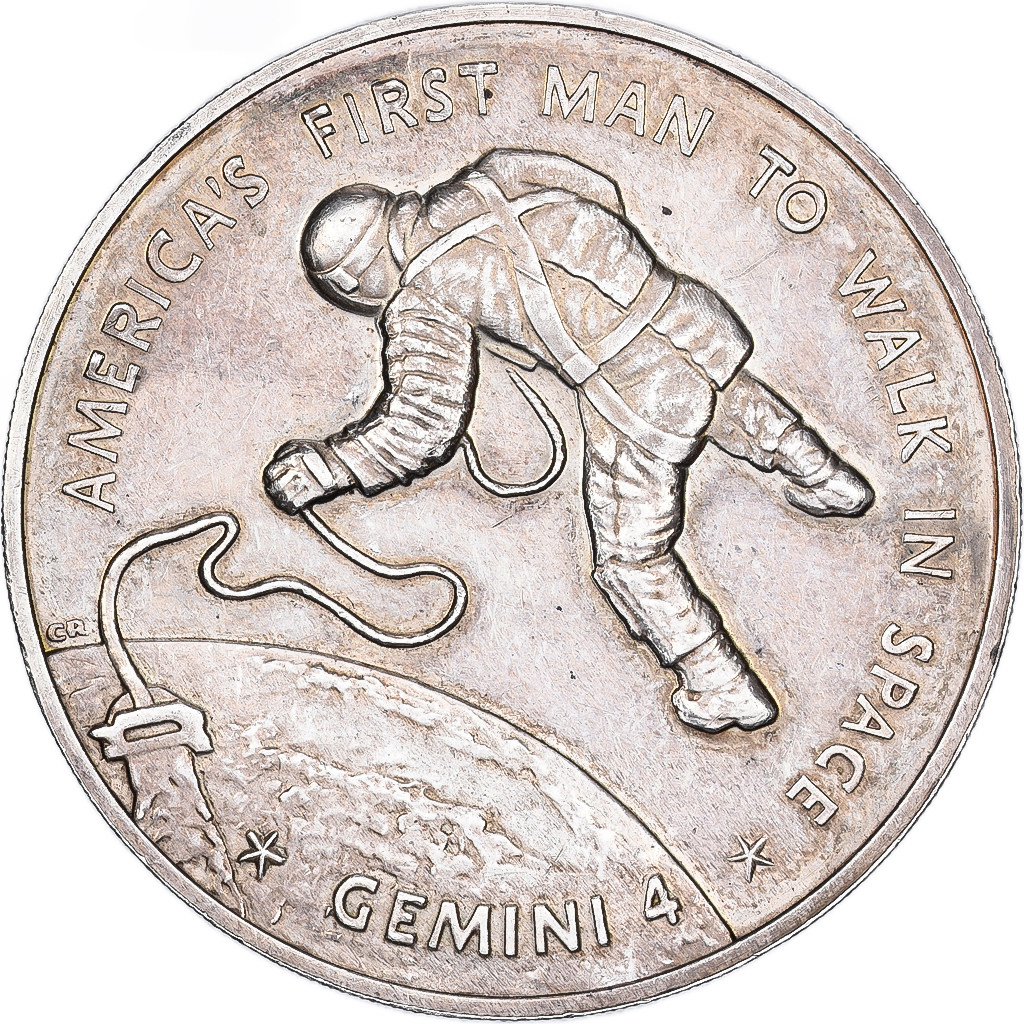 United States, Token, American's first man to wolk in the Space Gemini 4, 1965