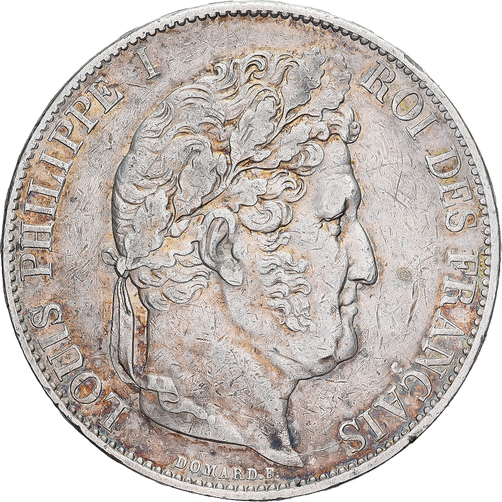 Coin, France, Louis-Philippe, 5 Francs, 1846, Lille, AU, Silver
