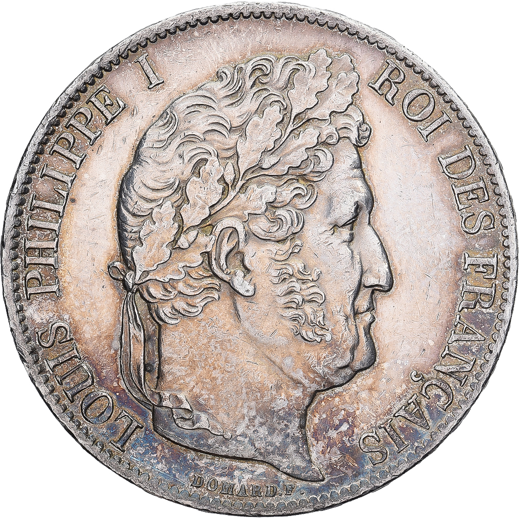 France, 5 Francs, Louis-Philippe, 1846, Paris, Silver, AU, Gadoury:678a