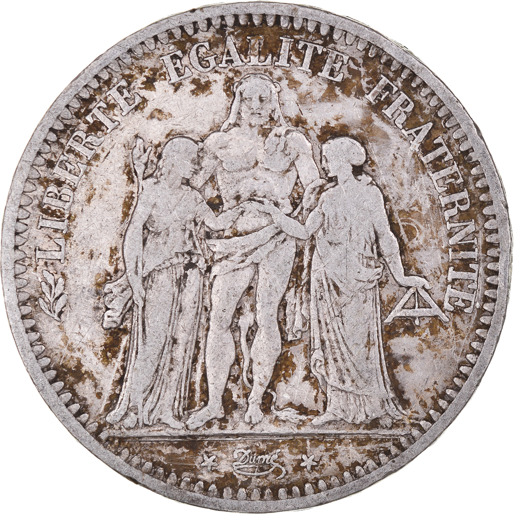Coin, France, Hercule, 5 Francs, 1848, Paris, , Silver, KM:756.1