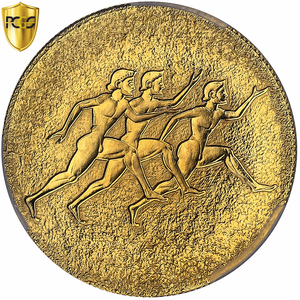 France, Medal, Munich Olympics host city, 1972, Gold, PCGS