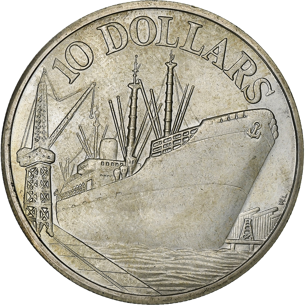 Singapore, 10 Dollars, 1975, Singapore Mint, Silver, , KM:11