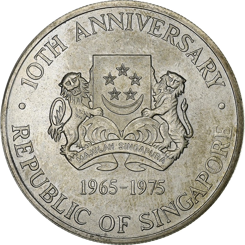 Singapore, 10 Dollars, 1975, Singapore Mint, Silver, , KM:11