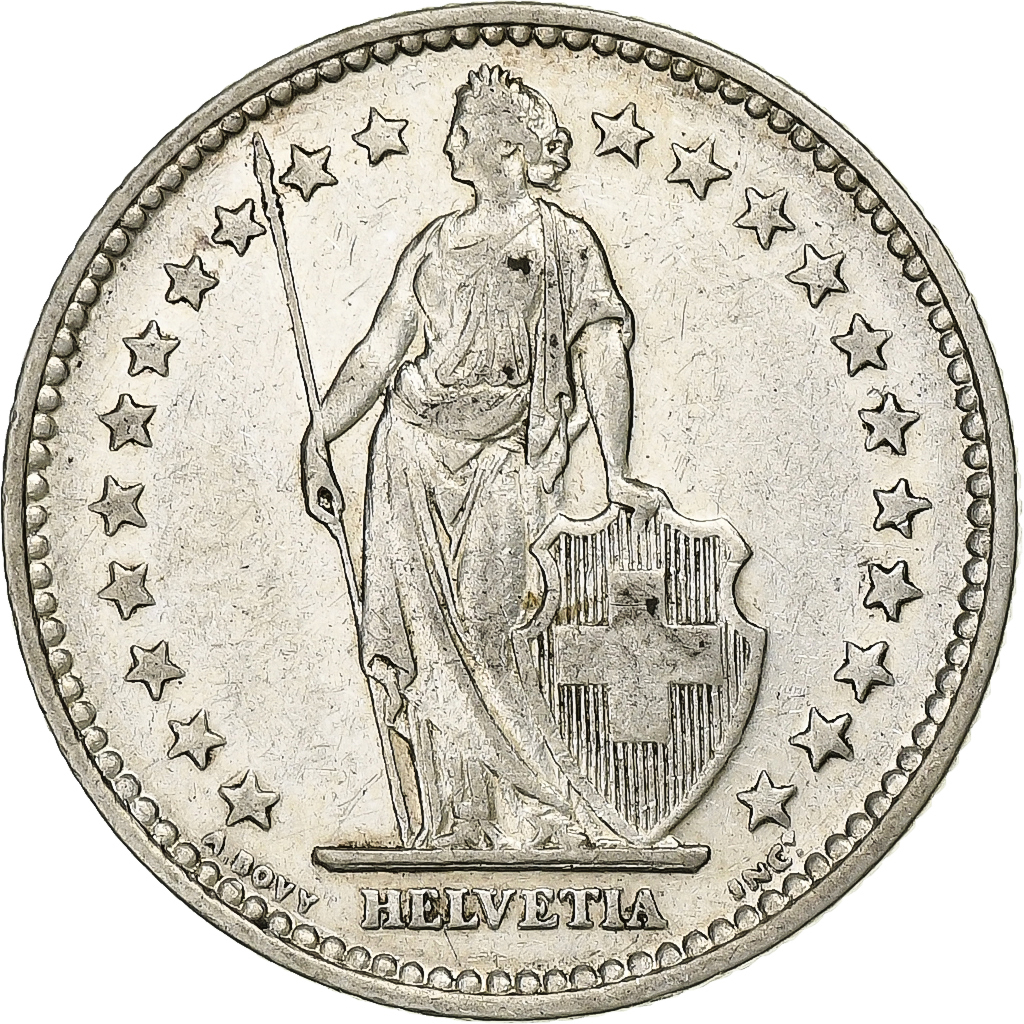 Switzerland, 2 Francs, 1911, Bern, Silver, , KM:21